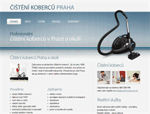 Tablet Screenshot of cisteni-kobercu.net